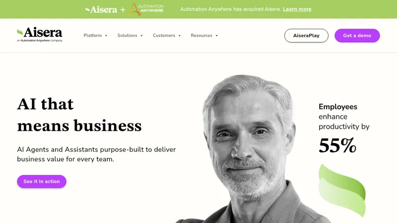 aisera website