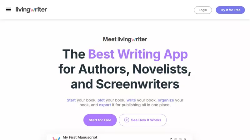 LivingWriter screenshot