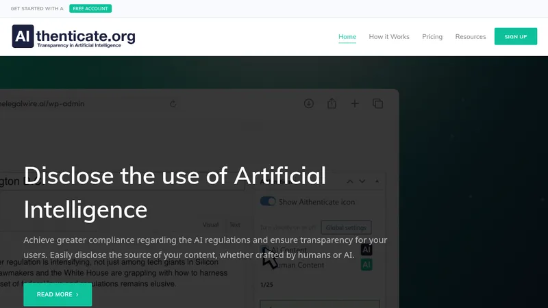 aithenticate website