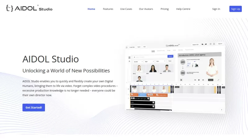 AIDOL Studio screenshot