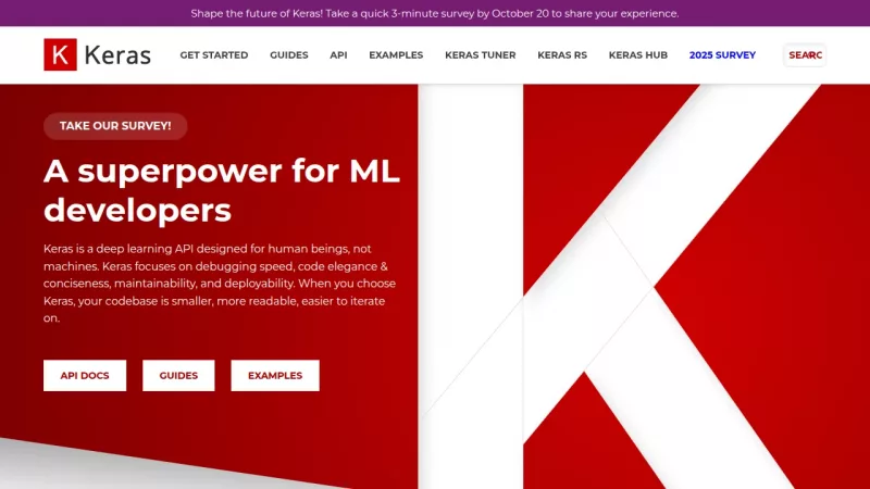 Keras screenshot