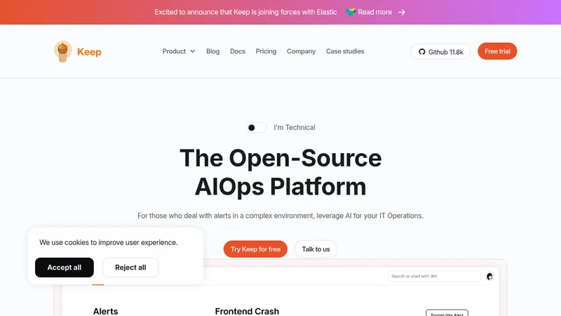 keep website