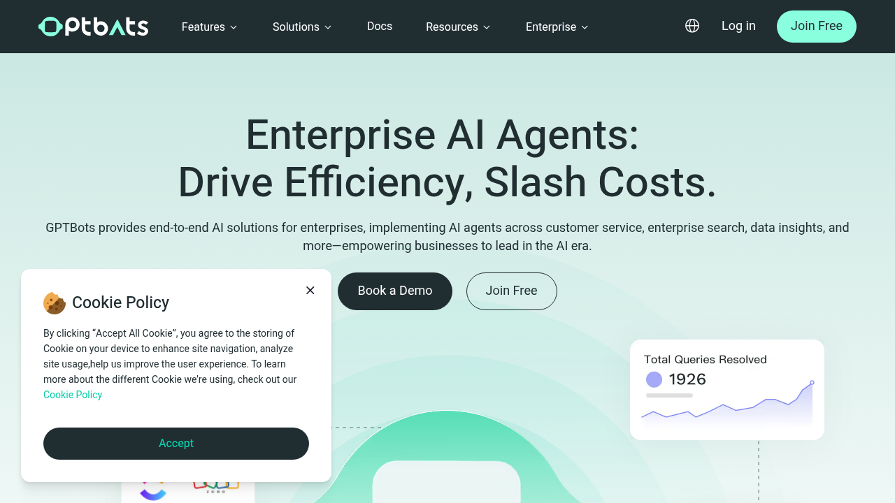gptbots website