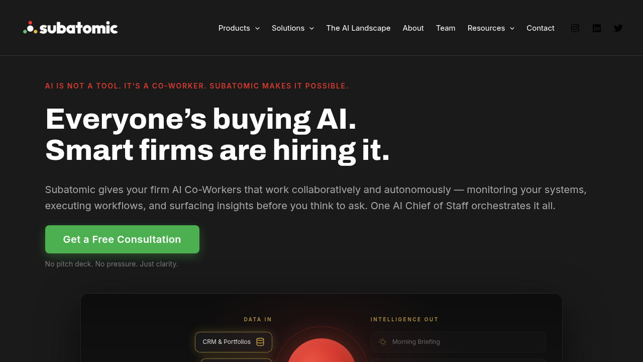subatomic ai website