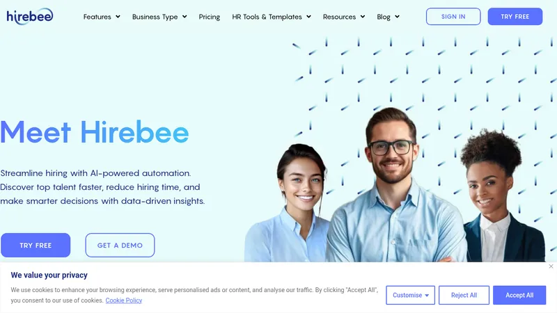 hirebee website
