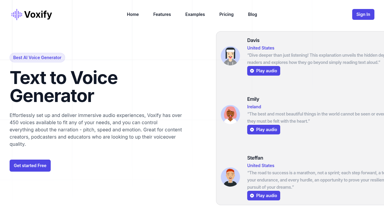 voxify website