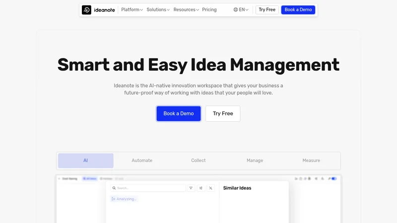 ideanote website