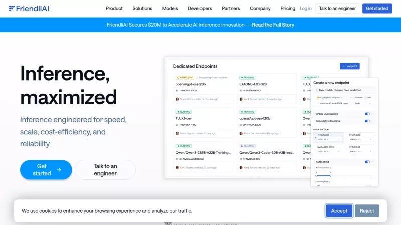 FriendliAI screenshot