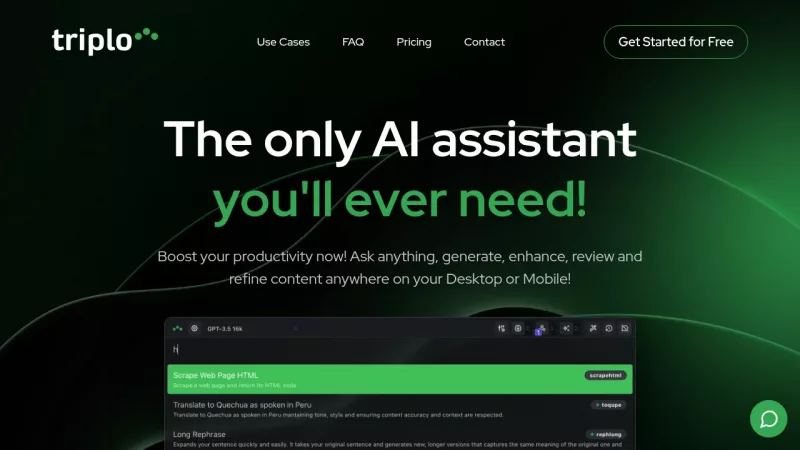 Triplo AI screenshot