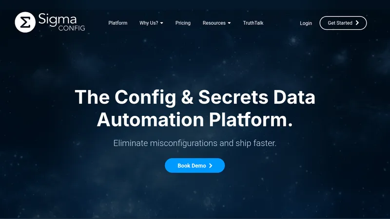 sigma config website