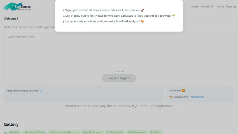 soulcanvas website