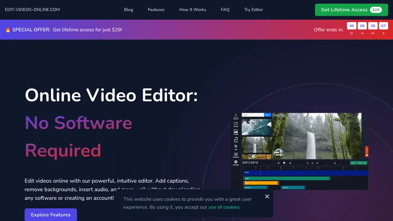 edit videos online website