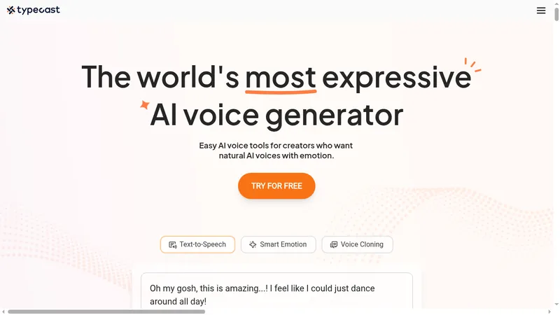 typecast website