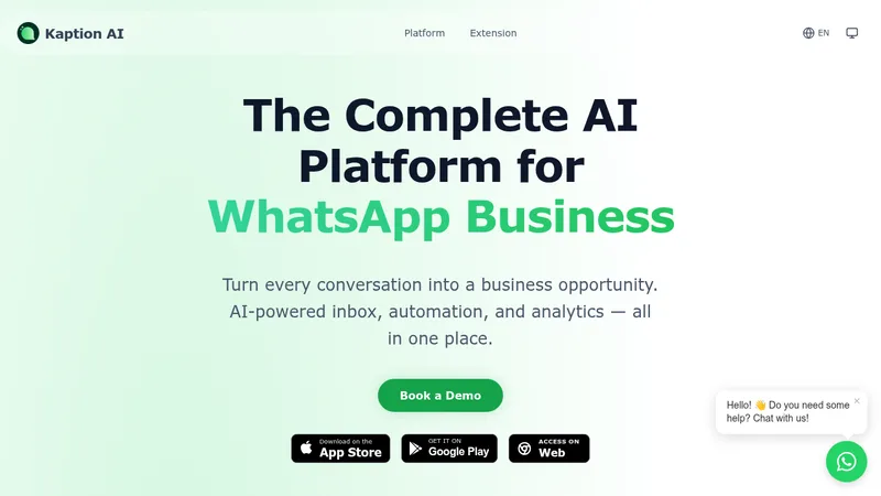 kaption ai website