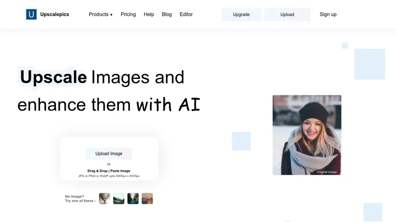 upscalepics website