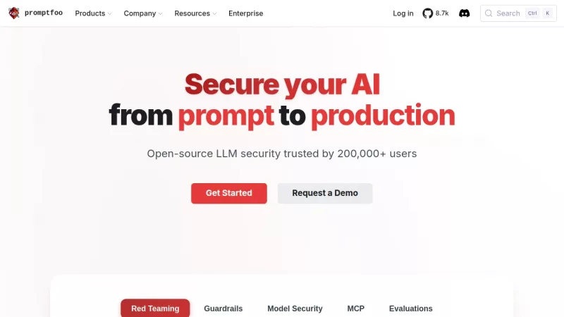 Promptfoo screenshot