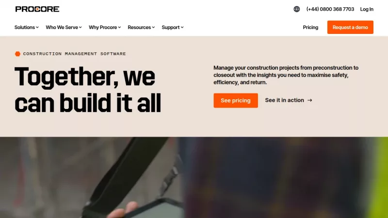 Procore Construction Management Software screenshot