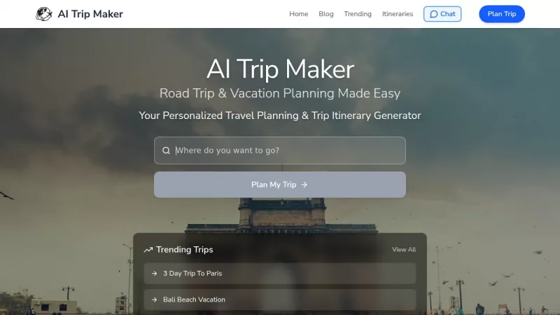 AI Trip Maker screenshot