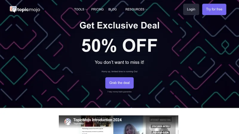 topicmojo website