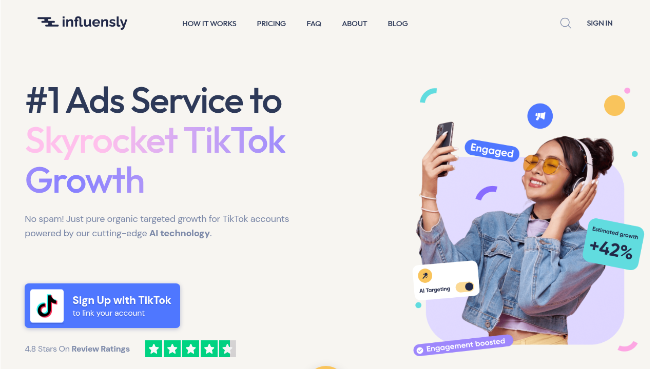 influensly website