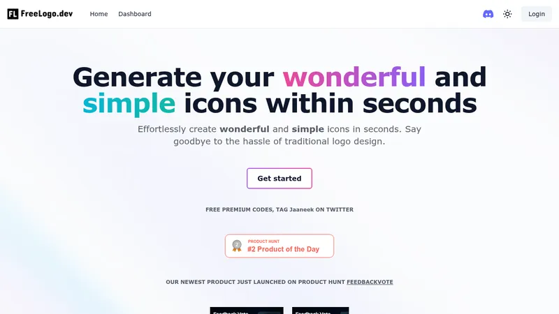freelogo.dev website