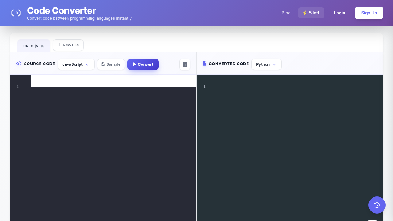 code converter website