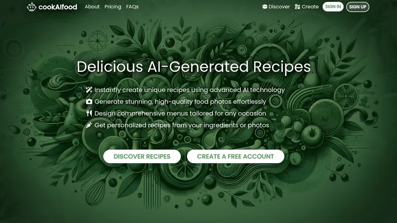 cookaifood website