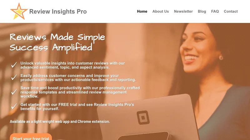review insights pro website