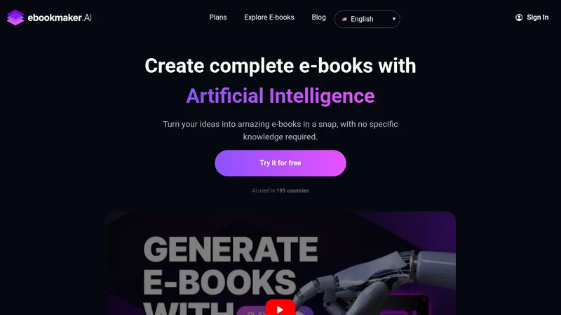 ebookmaker.ai website