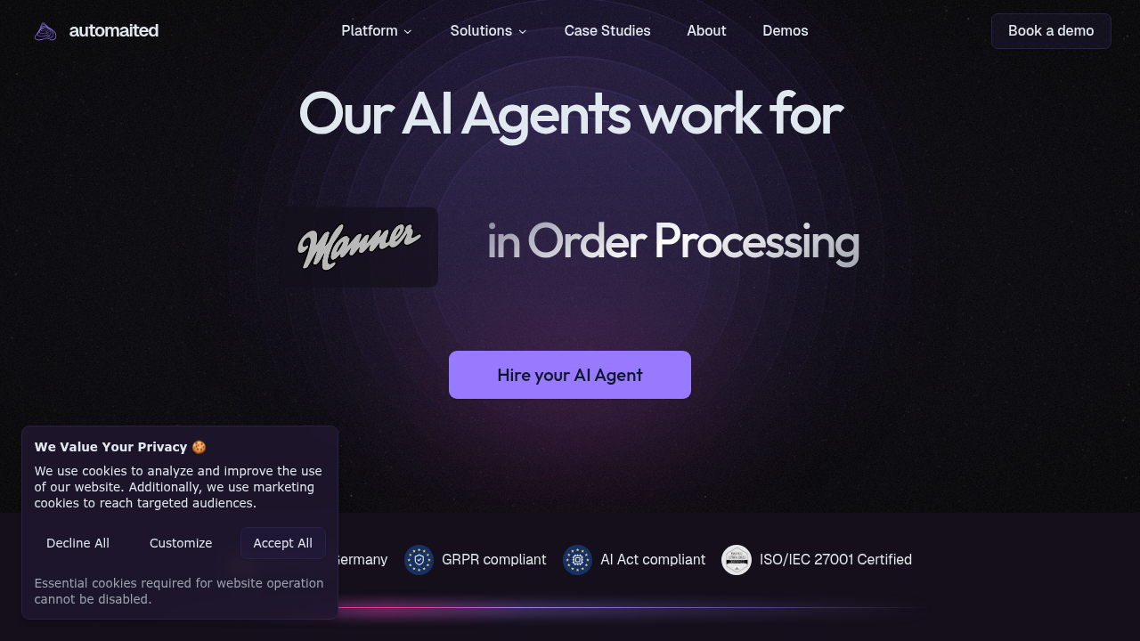 automaited website