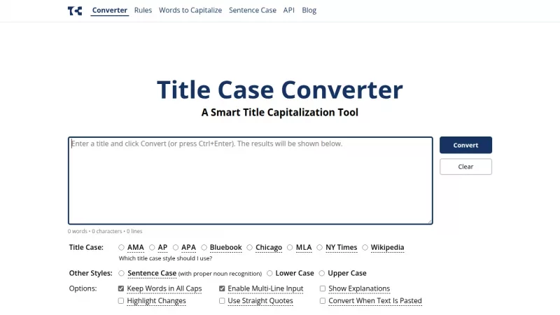 Title Case Converter screenshot