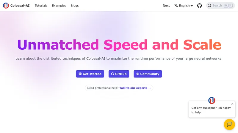 colossal-ai website
