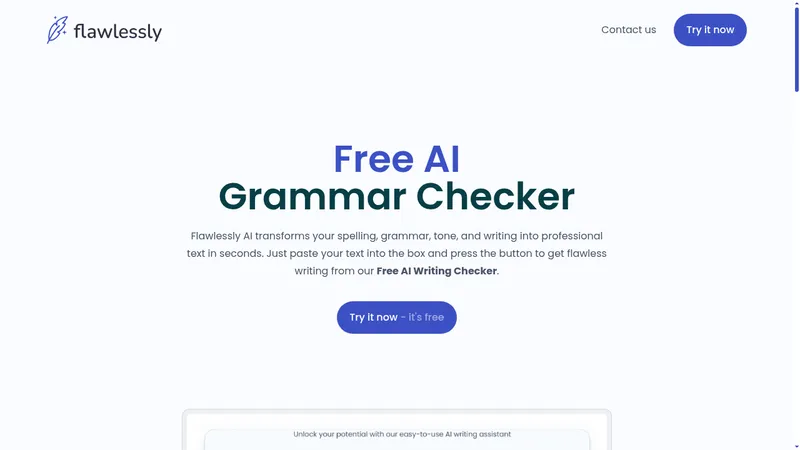 flawlessly ai website