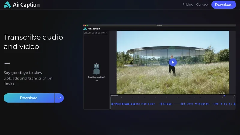 aircaption website