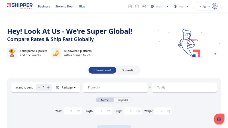 shipper global website