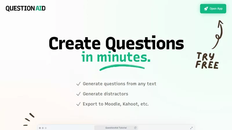 QuestionAid screenshot