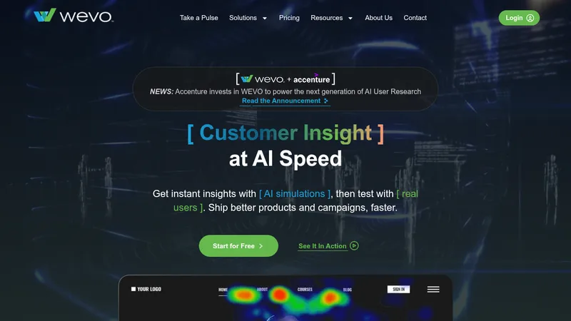 wevo website