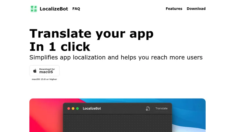 localizebot website