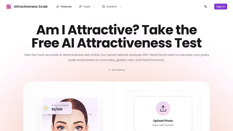 attractiveness scale website