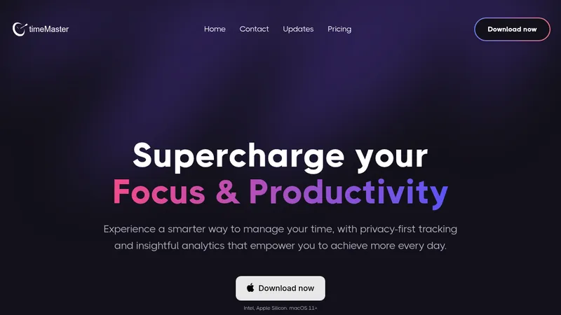 timemaster website