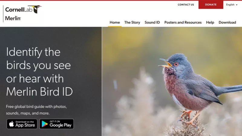 Merlin Bird ID screenshot
