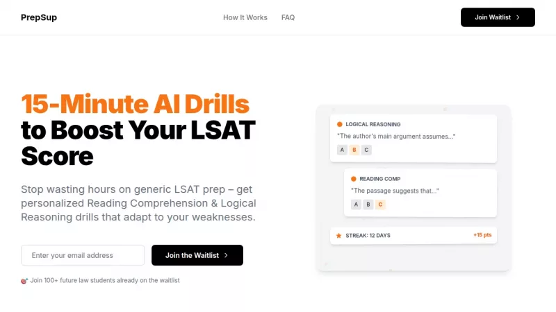 PrepSup LSAT screenshot