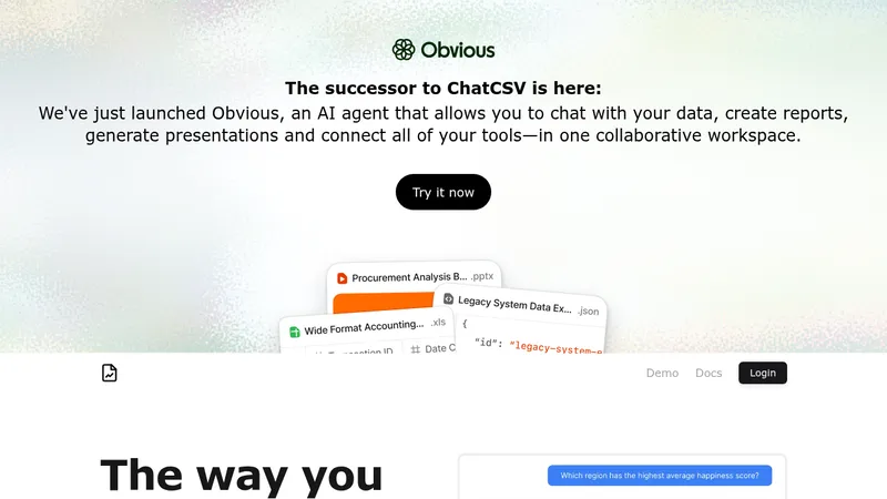 chatcsv website