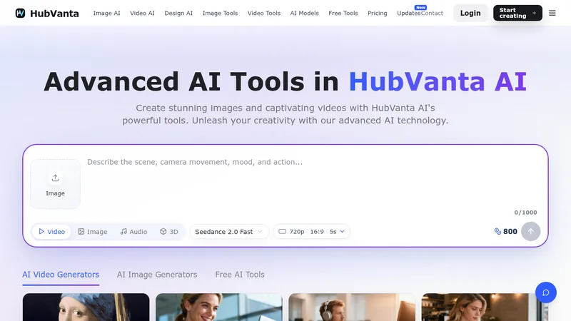 hubvanta website