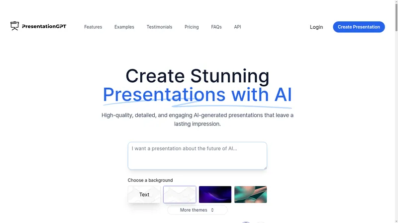 presentationgpt website