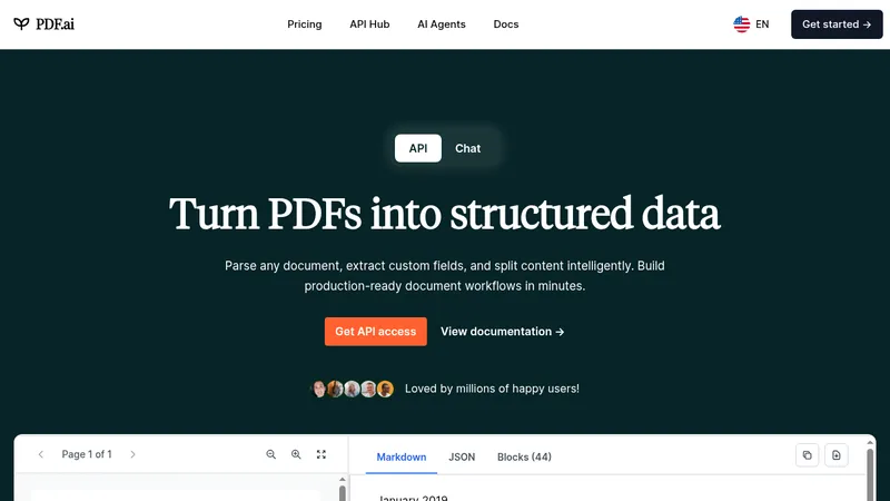 pdf.ai website