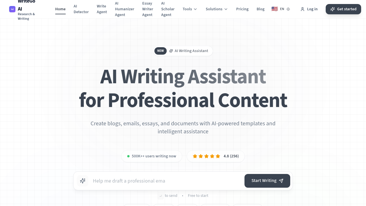 writego website
