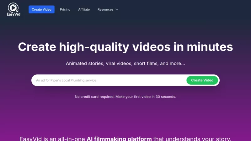 EasyVid AI Video Studio screenshot
