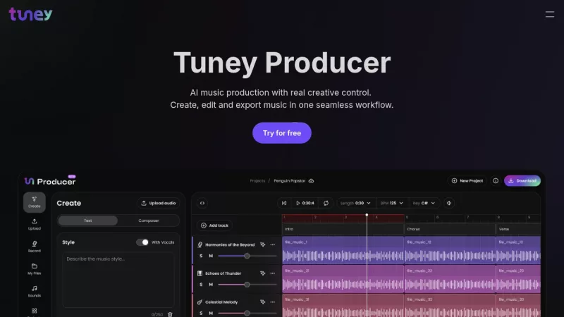 Tuney Producer screenshot