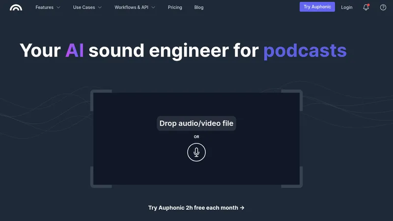 auphonic website